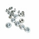 Cam Taşlı Sade Rivet 12 mm 20 boy R0033