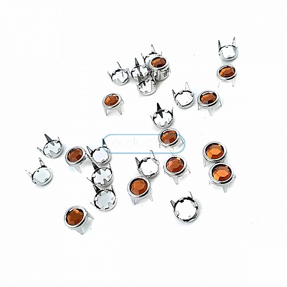 Orange Stone 8 mm Rice Trok TR0002