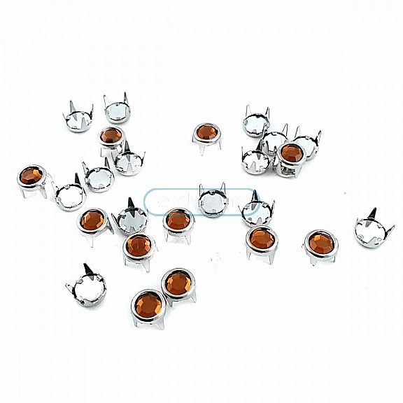 Orange Stone 8 mm Rice Trok TR0002