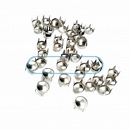 Curved Prong Stud 5,5 mm Brass Four Prong (250 Pcs/Pack) TR0003