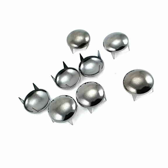 Ornamental Prong Stud  12 mm 4 Legs Brass Stainless (250 Pcs/Pack)