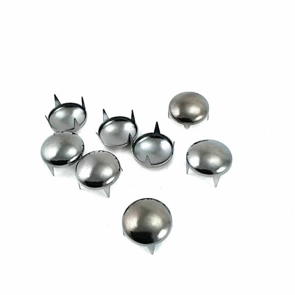 Ornamental Prong Stud  12 mm 4 Legs Brass Stainless (250 Pcs/Pack)