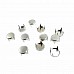 9.50 mm Ornament Stud Flat Coin Shaped Four Prong Brass Stud (250 Pcs/Pack) TR0006