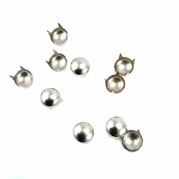 Ornamental Prong Studs Brass 8.50 mm 4-legged Slightly Convex (250 Pcs/Pack) TR0011