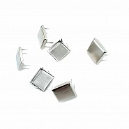  Square 4 Legged 10 mm Punk Spikes Spots  Stud (250 pcs / Package) TR0015