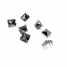 Pyramid Shape 8 mm Punk Spikes Spots  Studs  (250 Pcs / Package) TR0018