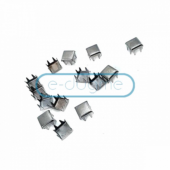 Studs 6 mm With Prong Square Metal  (250 pcs/pck) TR0026