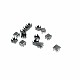 Studs 6 mm With Prong Square Metal  (250 pcs/pck) TR0026