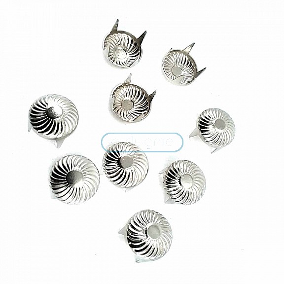 Swirl Pattern 9,5 mm Punk Spikes Spots Studs ( 250 Pcs/ Packet ) TR0030