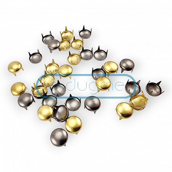 9,5 mm Punk Spikes Spots Studs for Clothes (250 pcs / Pack) TR0034