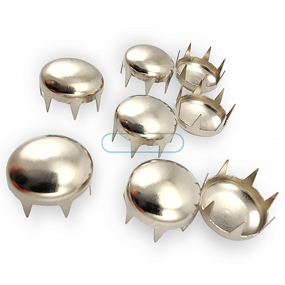 Punk Spikes Spots Studs 16. 50 mm Metal  (250 pcs / Pack) TR0036