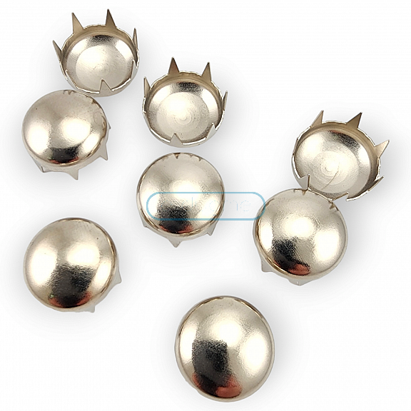 Punk Spikes Spots Studs 16. 50 mm Metal  (250 pcs / Pack) TR0036