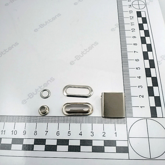 Şapka Tokası 20 mm Metal T0005