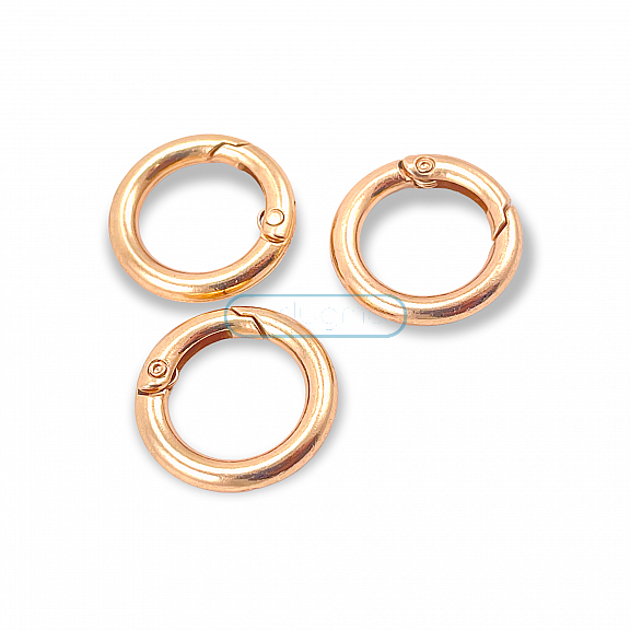 1,5 cm Closing Clamp - Spring Ring - Key Chain Ring T0048