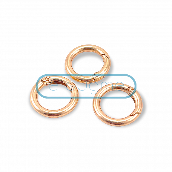 1,5 cm Closing Clamp - Spring Ring - Key Chain Ring T0048