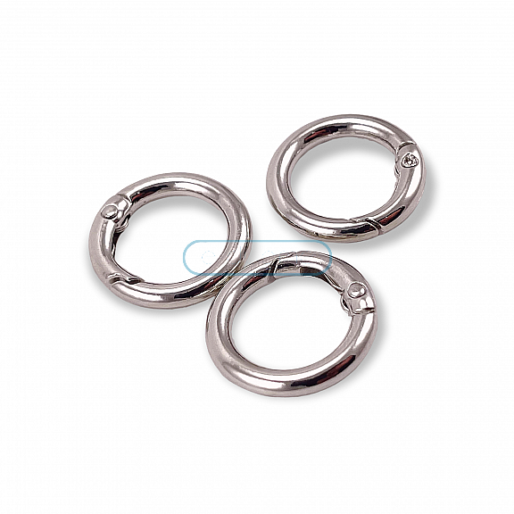 1,5 cm Closing Clamp - Spring Ring - Key Chain Ring T0048