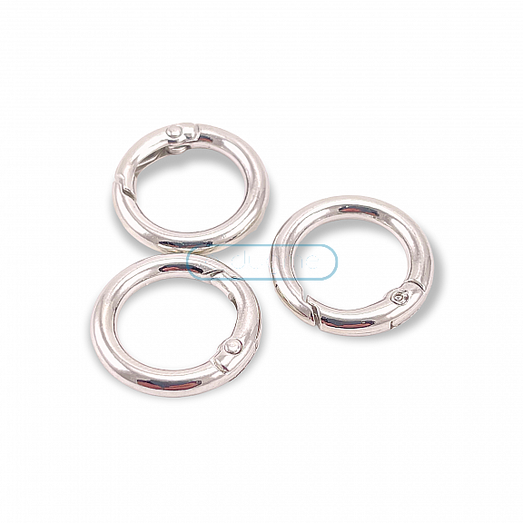 1,5 cm Closing Clamp - Spring Ring - Key Chain Ring T0048