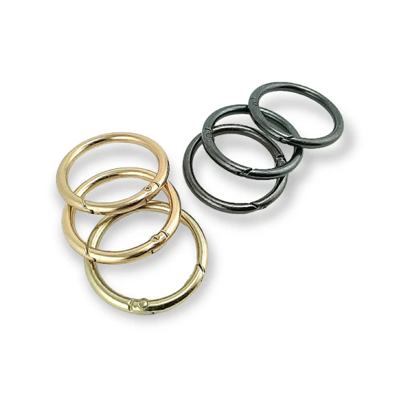 3 cm Yaylı Halka Çanta Askı Halka Papağan Kanca T0051