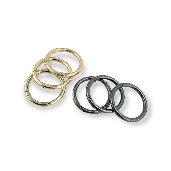 3 cm Yaylı Halka Çanta Askı Halka Papağan Kanca T0051