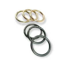 3 cm Yaylı Halka Çanta Askı Halka Papağan Kanca T0051