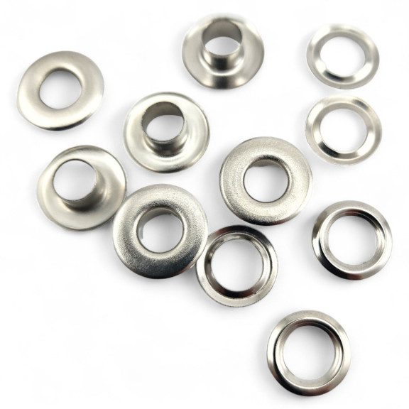 Flat Eyelet Wide 1/4"  Brass 6,2 mm (500 Pcs/Pack) ERDG0004PR