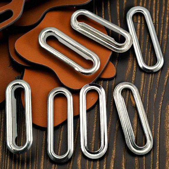 Oval Kuşgözü 3 cm Pirinç 100 Adet / Paket Nikel Renk EROV0030PRPromo