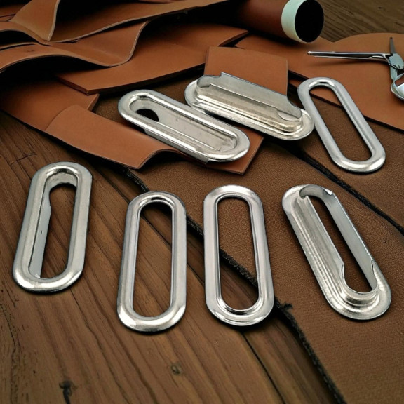 Oval Kuşgözü 3 cm Pirinç 100 Adet / Paket Nikel Renk EROV0030PRPromo