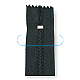16 cm #5 6,30" Nylon Coil Jacket Zipper Close End ZPS0016T10