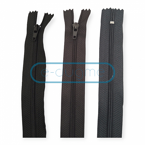 16 cm #3 6,30" Nylon Coil Zipper For Pant and Skirts Close End ZPS0016T5