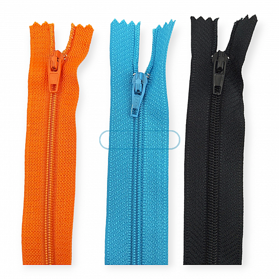 18 cm #3 7,10" Nylon Coil Zipper For Pant and Skirts Close End ZPS0018T5