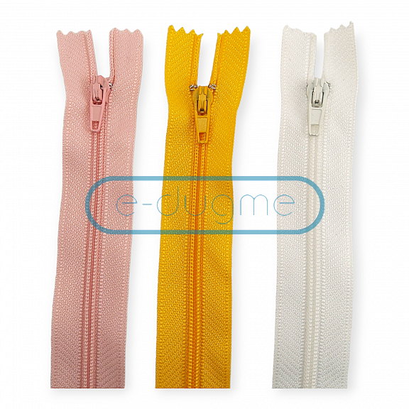 20 cm #3 7,90" Nylon Coil Zipper For Pant and Skirts Close End ZPS0020T5