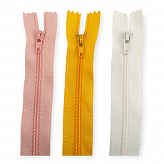 25 cm #3 9,84" Nylon Coil Zipper For Pant and Skirts Close End ZPS0025T5