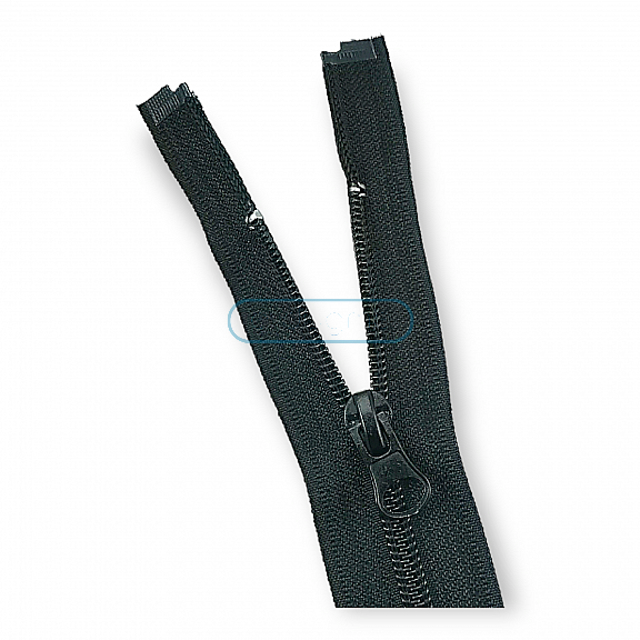 60 cm #5 23,62" Nylon Coil Jacket Zipper Open End - Separating ZPS0060T10