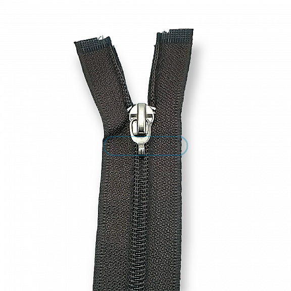 60 cm #5 23,62" Nylon Coil Jacket Zipper Open End - Separating ZPS0060T10