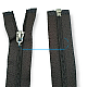 90 cm #5 35,44" Nylon Coil Jacket Zipper Open End - Separating ZPS0090T10