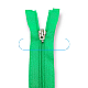 100 cm #5 39,37" Nylon Coil Jacket Zipper Open End - Separating ZPS0100T10