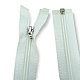 100 cm #5 39,37" Nylon Coil Jacket Zipper Open End - Separating ZPS0100T10