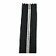 16 cm #5 6,30" Nylon Coil Metallic Teeth Jacket Zipper Close End ZPSM0016T10