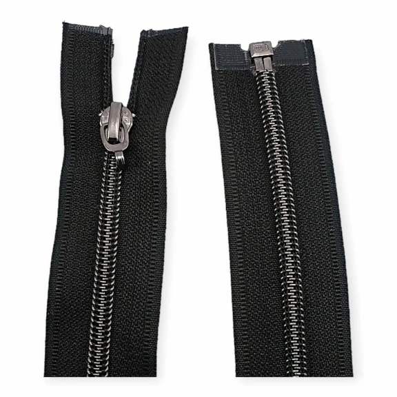 35 cm #5 13,78" Nylon Coil Metallic Teeth Jacket Zipper Open End - Separating ZPSM0035T10
