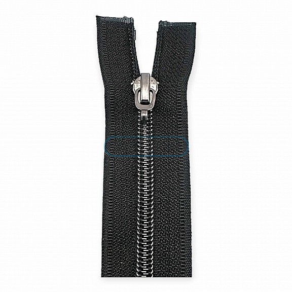 40 cm #5 15,75" Nylon Coil Metallic Teeth Jacket Zipper Open End - Separating ZPSM0040T10