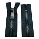 80 cm #5 31,50" Nylon Coil Metallic Teeth Jacket Zipper Open End - Separating ZPSM0080T10