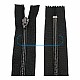 100 cm #5 39,37" Nylon Coil Metallic Teeth Jacket Zipper Open End - Separating ZPSM0100T10