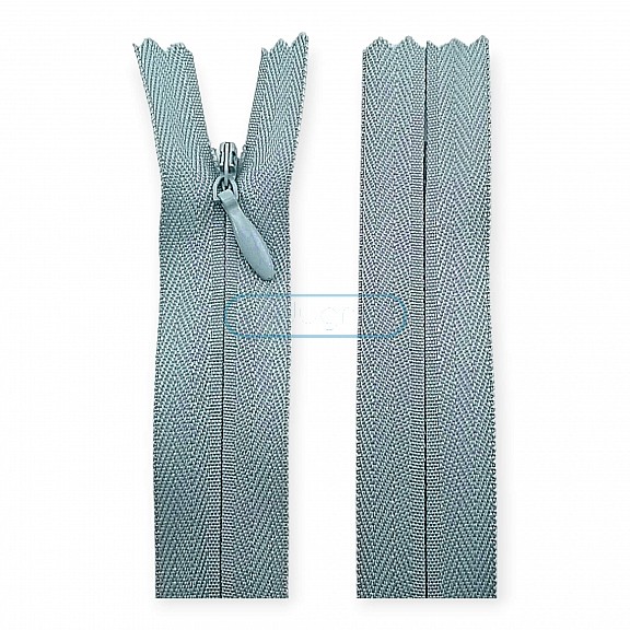 Hidden Zipper 60 cm 23.60" Cloth L. Grey 444 Closed End ZP6016PROMO