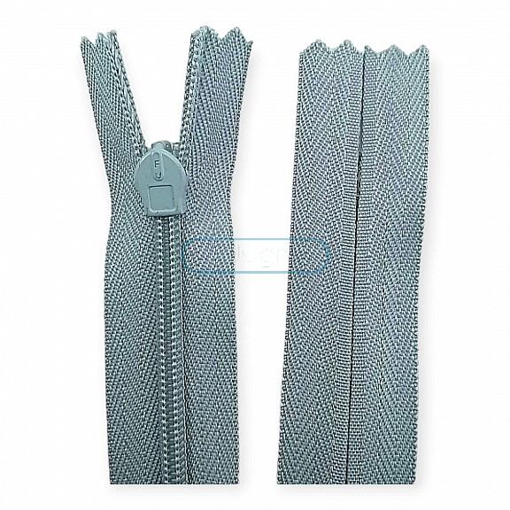 Hidden Zipper 60 cm 23.60" Cloth L. Grey 444 Closed End ZP6016PROMO