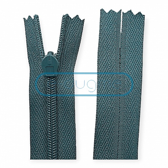 Hidden Zipper 60 cm 23.60" Cloth Blue - Grey 547 Closed End ZP6017PROMO
