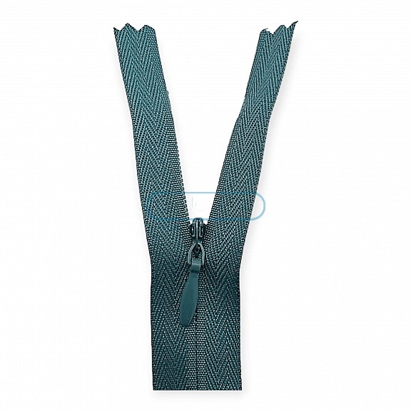 Hidden Zipper 60 cm 23.60" Cloth Blue - Grey 547 Closed End ZP6017PROMO