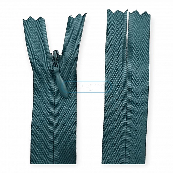 Hidden Zipper 60 cm 23.60" Cloth Blue - Grey 547 Closed End ZP6017PROMO