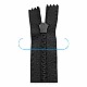 18 cm #5 7,10" Aquaguard Nylon Water-Repellent Jacket Zipper Close End ZPW0018T10