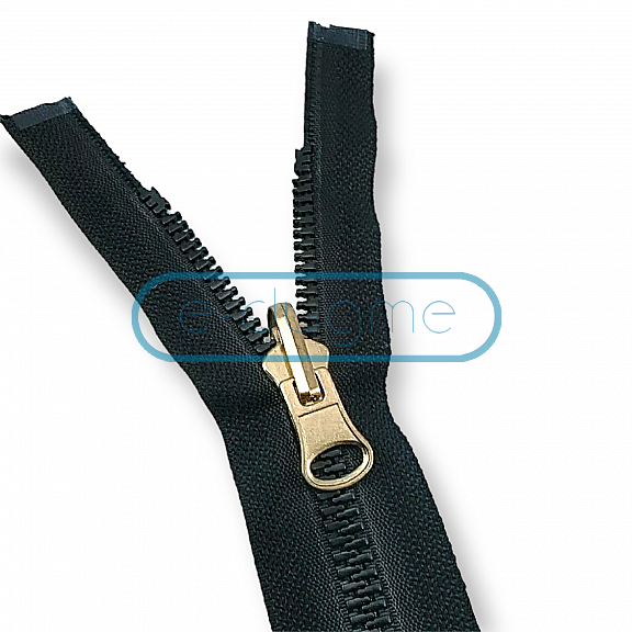 Molded Zipper 55 cm, 21,66" #9 Metal Teeth Imatation Open End - Separe ZPK0055T9MG