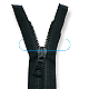 Molded Zipper 16 cm, 6,30" #9 Metal Teeth Imatation Close End ZPK0016T9MG